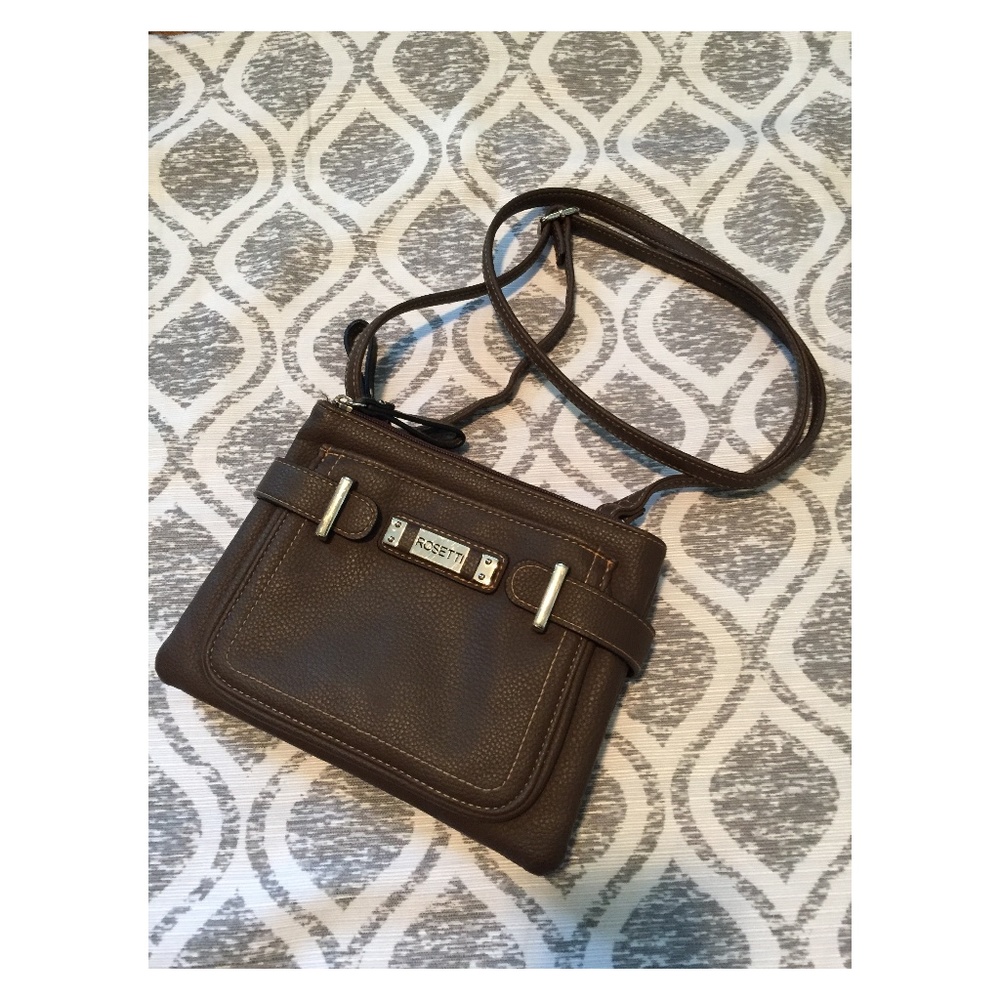 Rosetti Brown Crossbody Purse